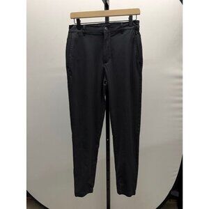 Cuts Black Activewear Stretch Dress Pants